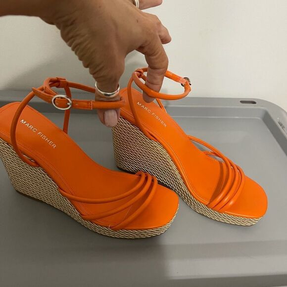 Marc Fischer espadrille wedge sandals - Picture 3 of 7